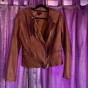 RD STYLE Brown Leather Moro Jacket